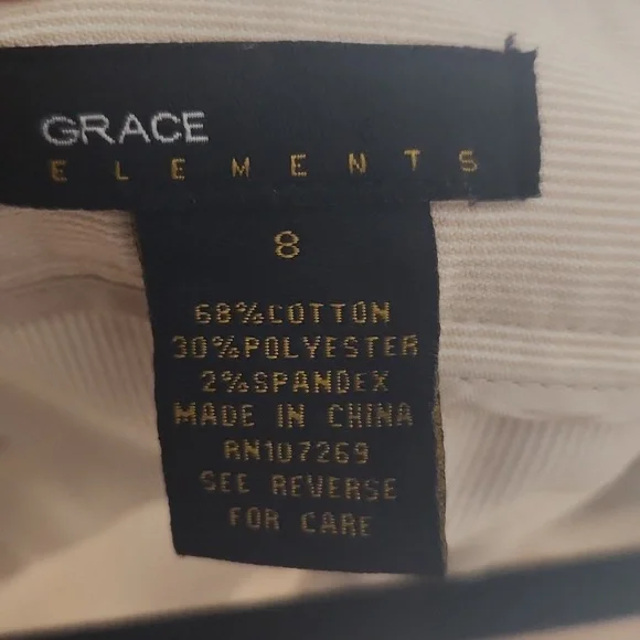 Grace elements  dress pants for women size 8 - Picture 6 of 6